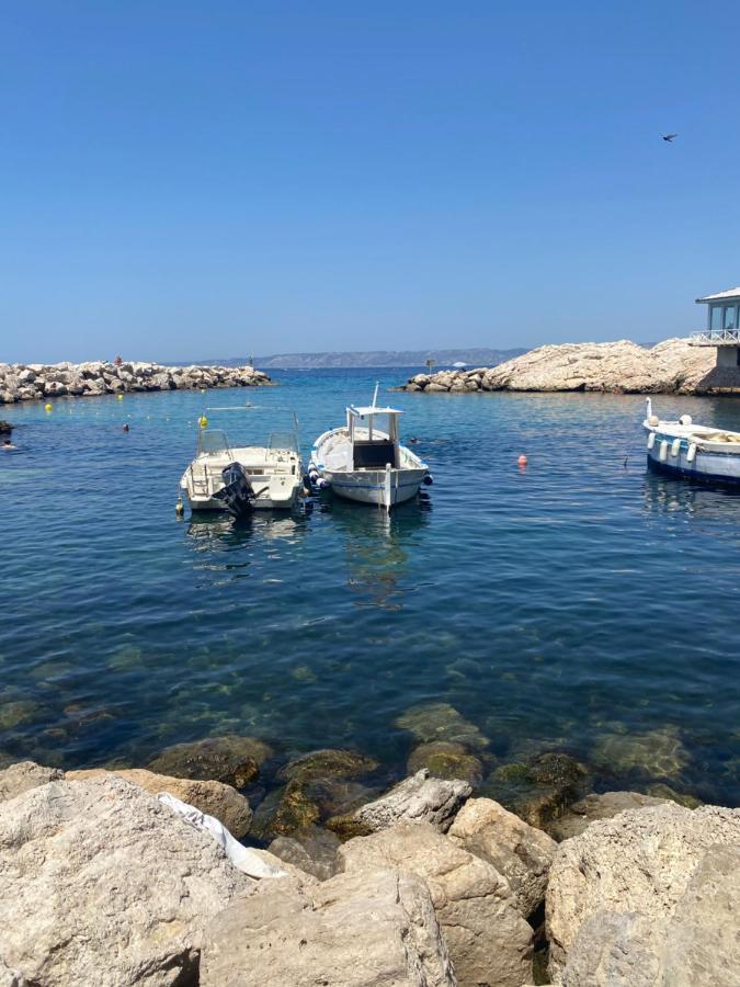 Appartement Le Cabanon Du Vallon Des Auffes à Marseille Extérieur photo
